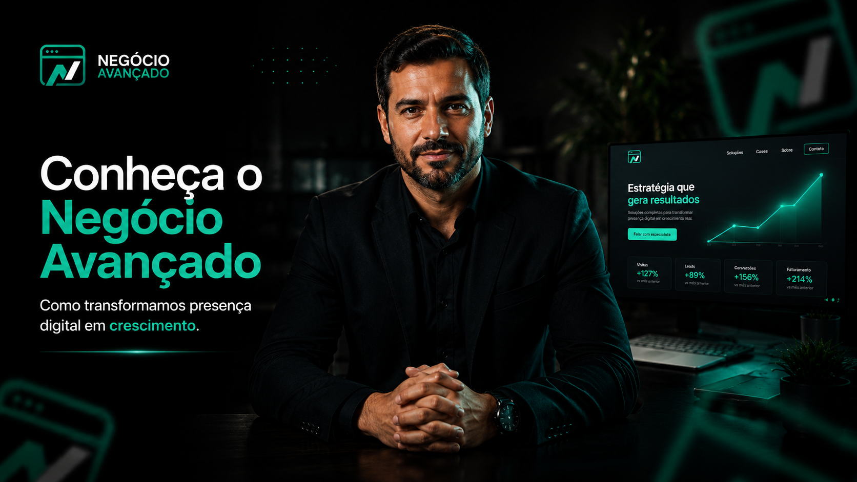 Capa do vídeo de apresentação da Negócio Avançado